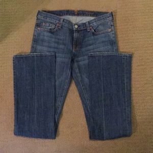 7 For All Mankind bootcut size 29 medium wash